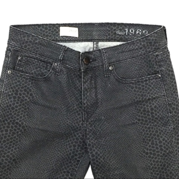 Gap legging skinny jeans snake grey animal print - Picture 3 of 8